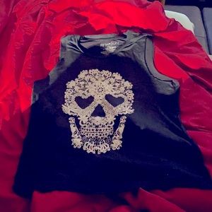 Skull tank top